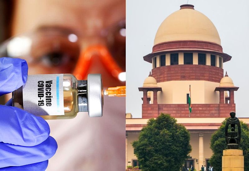 Supreme Court ask government to explain why it mandatory to register covid vaccine ckm