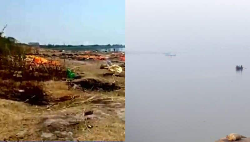 over 150 dead bodies of covid victims dumped in river ganga in bihar