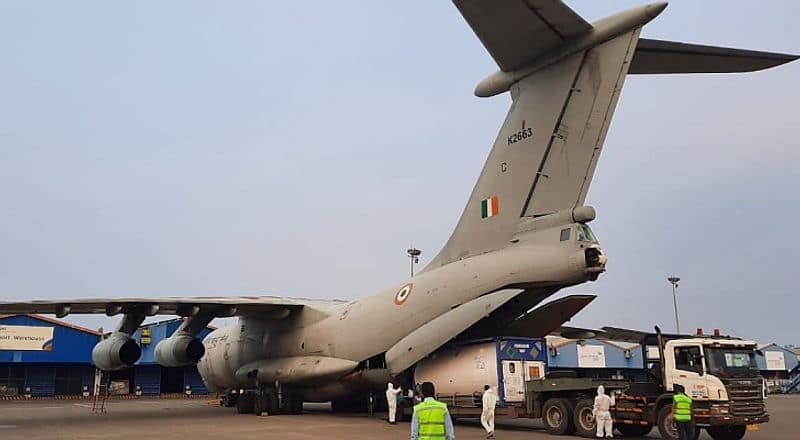 618 sorties 336 MT oxygen containers IAF air warriors power Covid fightback-VPN