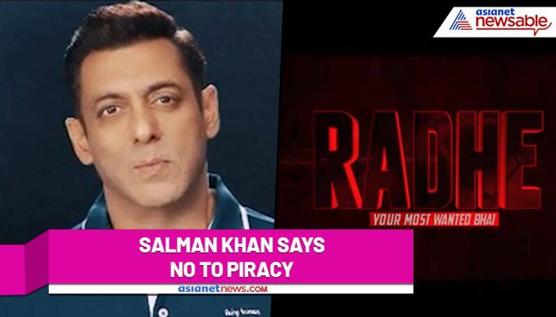 Salman Khan requesting audiences' commitment, takes a stand against piracy (Watch) - gps