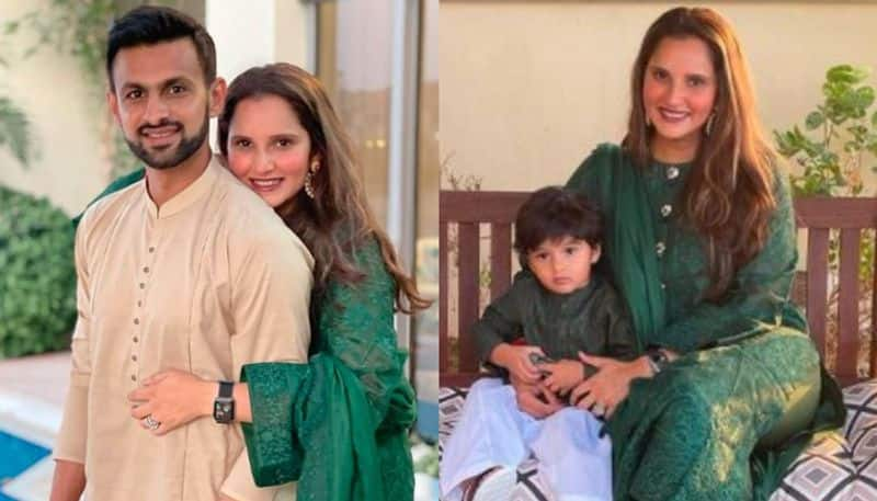 Tennis Player sania mirza wishes happy Eid with her husband Shoaib Malik CRA