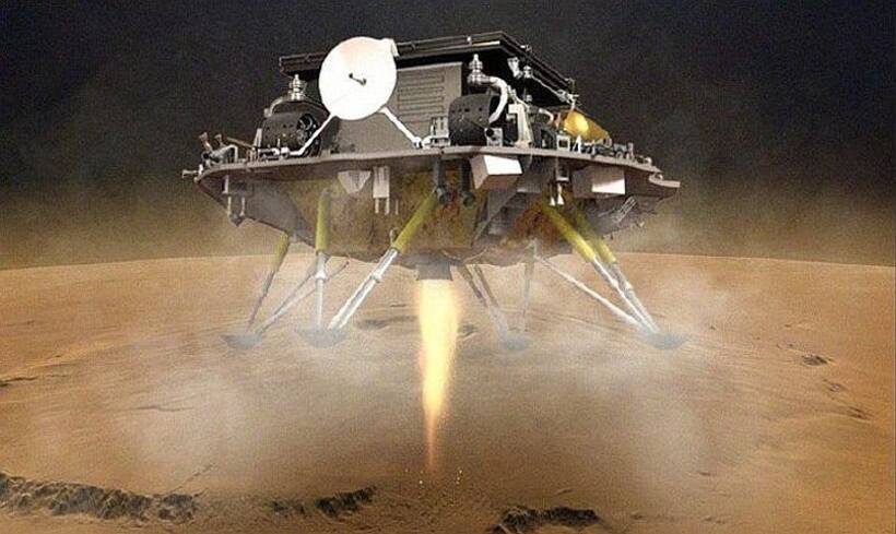 China successfully sets its Zhurong rover down at Utopia Planitia on Mars