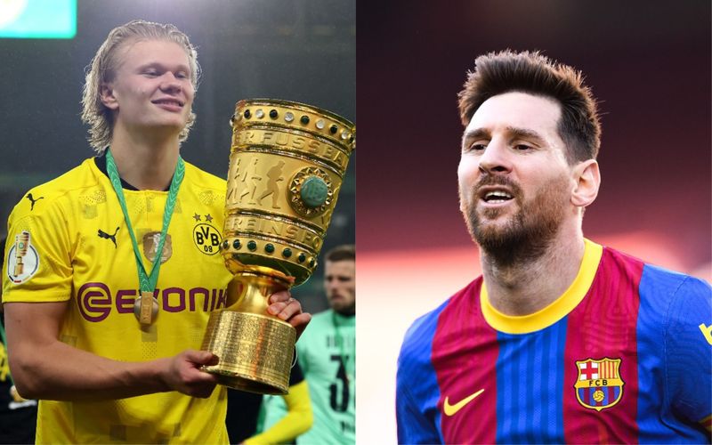 Barcelona priortising Erling Haaland over Lionel Messi?-ayh