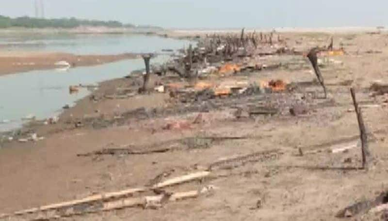 Bodies found buried in sand on banks of Ganga in UPs Prayagraj