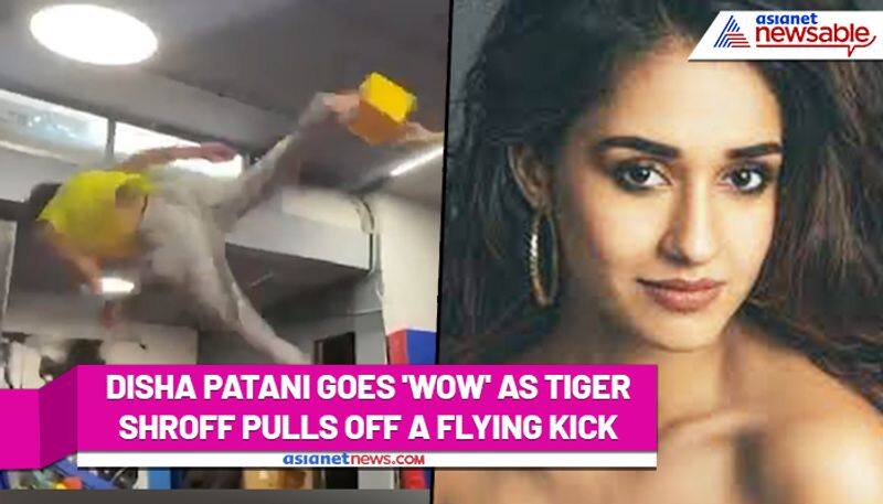 Tiger Shroff's flying kick wooes Disha Patani - gps