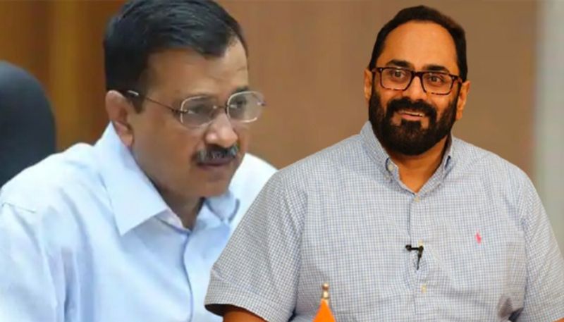 Singapore strain remark BJP MP Rajeev Chandrasekhar Slams Arvind Kejriwal pod