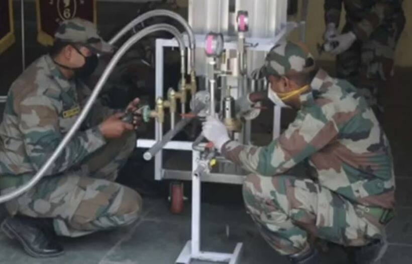 Coronavirus: Indian Army finds solution for efficient conversion of liquid oxygen to low pressure gas