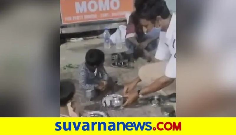 Hyderabad traffic police constable shares his lunch with homeless children pod