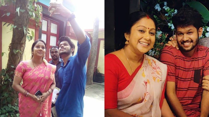 achu sughand shared old vanambadi serial set photo with chippy renjith