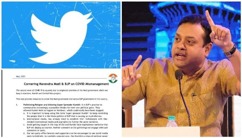 congress tool kit controversy twitter marks sambit patras tweet as manipulated media