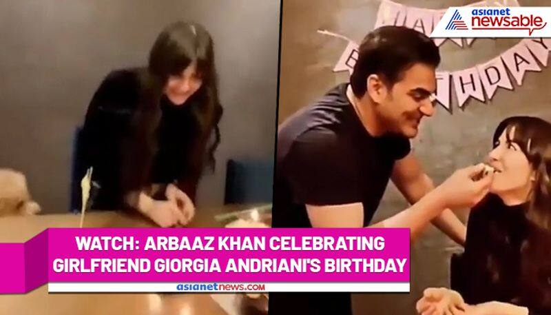 Arbaaz Khan Celebrates Girlfriend Giorgia Andriani Birthday (Watch) - gps