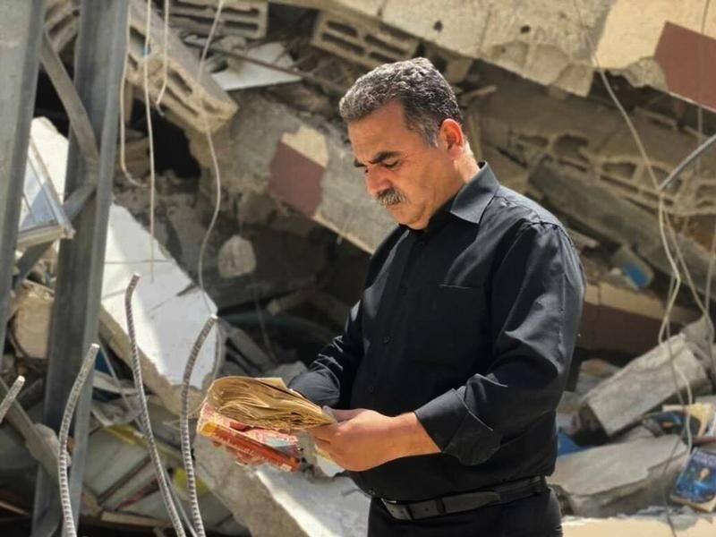 Gazas largest bookshop destroyed by Israeli air strikes