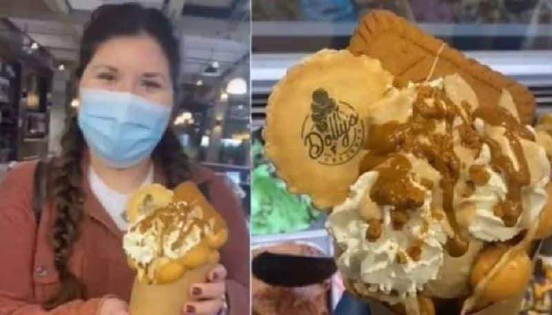 Woman with sweet tooth travels 200 km just to eat viral dessert