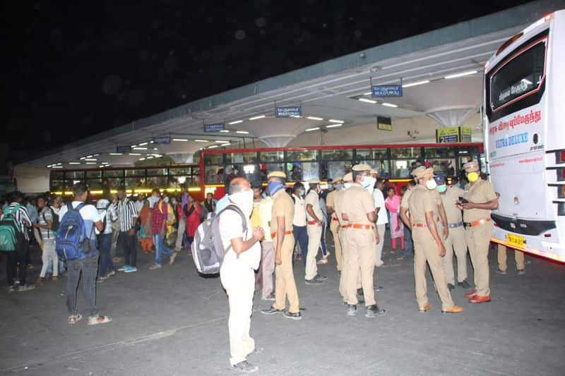 Chennai and other district bus facility details for corona lockdown