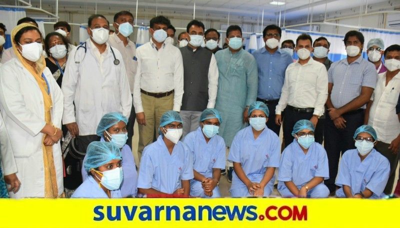 14  ventilator  ICU beds system  inaugurated at Yelahanka Public Hospital snr