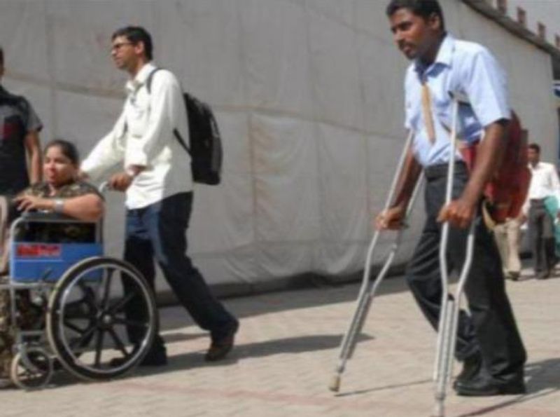 Chennai corporation commissioner gagandeep singh bedi said  A separate camp has been set up for the disabled