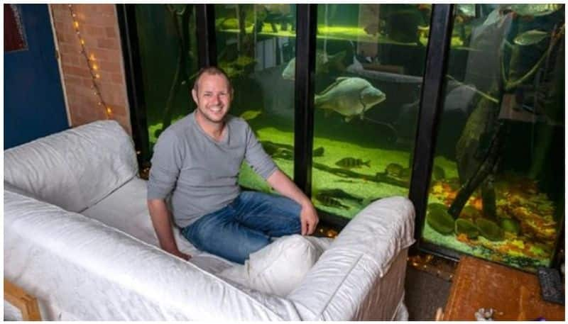 Man who hates TV transforms his house into a giant aquarium, spends Rs 20 lakh