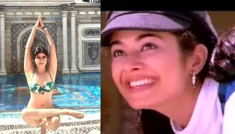 Pooja Batras Yoga By the Pool Post is viral