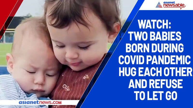 Watch Two babies born during COVID pandemic hug each other and refuse to let go-tgy