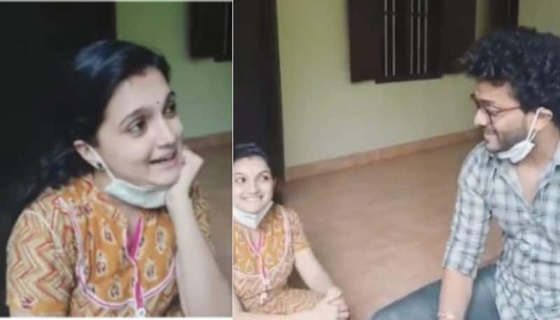 Manikkuttan shared a video with actress saranya