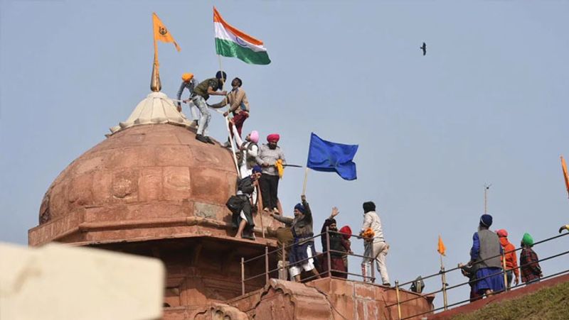 Tractor rally Charge sheet Delhi Police claims there was a conspiracy to capture red fort ckm