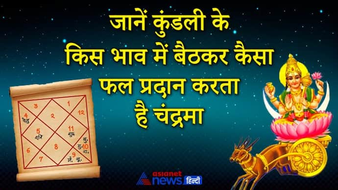 जानिए कुंडली के किस भाव में होता है चंद्रमा तो क्या फल मिलता है, कैसे करता है प्रभावित?