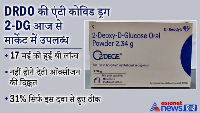 DRDO की एंटी-कोविड दवा 2-DG आज से बाजार में भी मिलेगी, नहीं गिरने देती ऑक्सीजन लेवल
