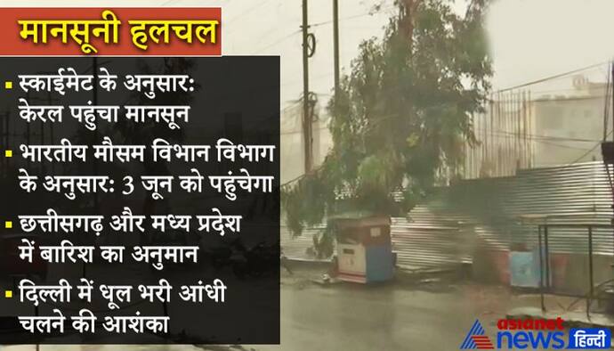 मानसूनी हलचल: केरल में 2 और 3 जून को भारी बारिश की चेतावनी, जानिए क्या कैसा रहेगा मौसम का हाल