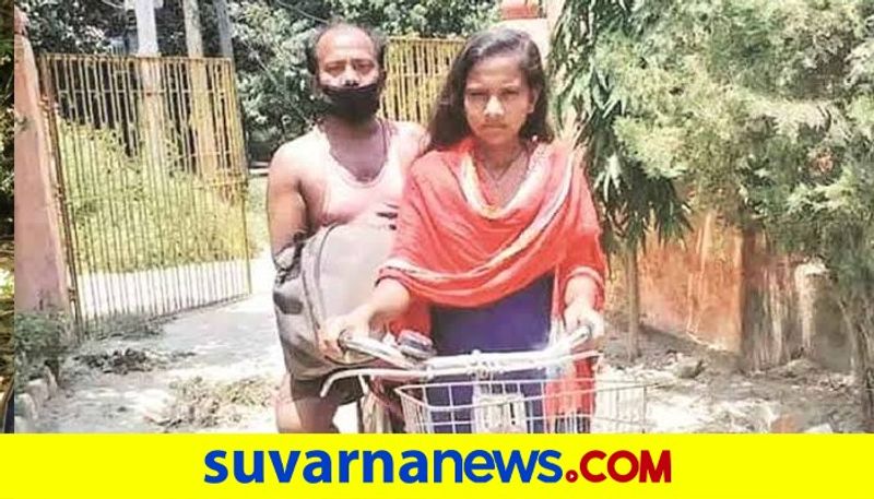 Cycle girl jyoti kumari paswan father dies of heart attack bihar mah