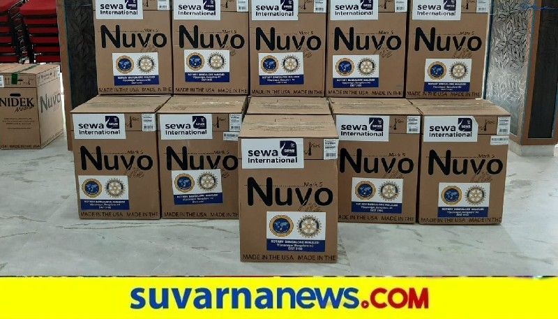 Karnataka gets  oxygen concentrators From  US Navika organisation snr