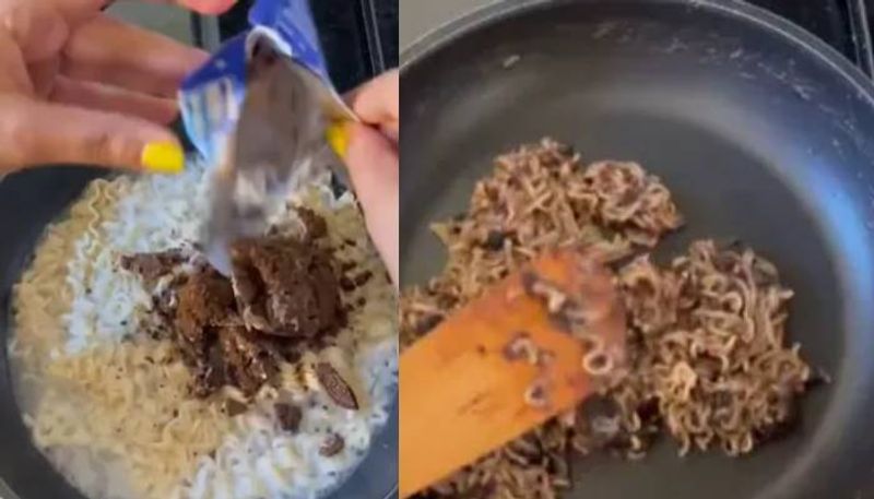 video of Oreo ice cream Maggi goes viral