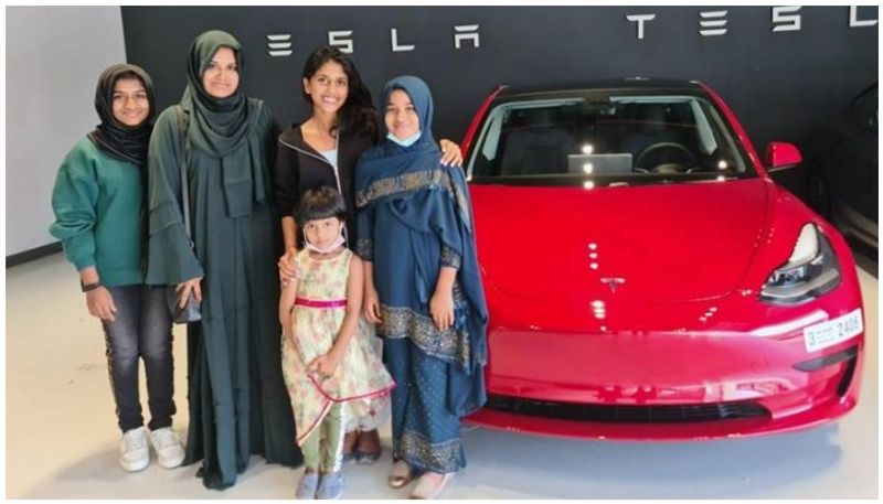 Kerala based Sharjah housewives buys dream car through Husband company spouse salary scheme ckm