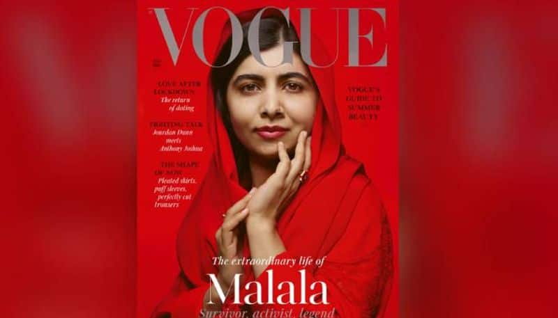 Malala Yousafzai as vogue magazine cover