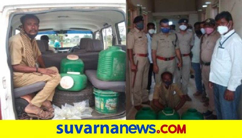 police-raids-on-country-liquor-making-units at Gadag rbj