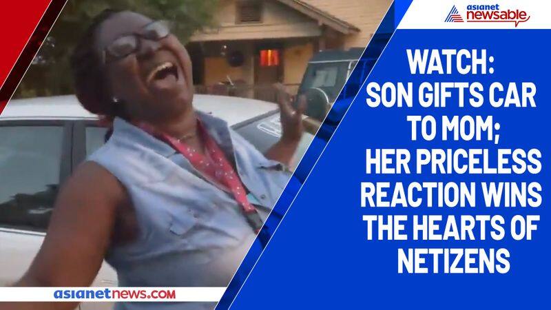 Watch Son gifts car to mom; her priceless reaction wins the hearts of netizens-tgy