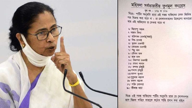 TMC Releases BJP Activists Blacklist orders shopkeepers not to give groceries and tea pod