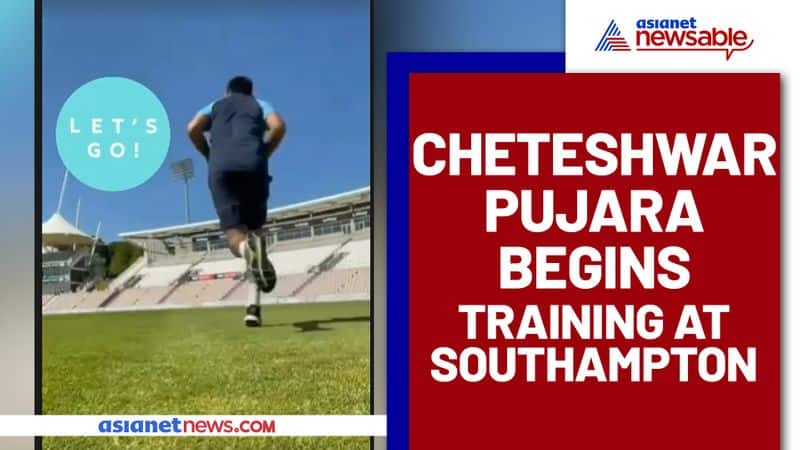 Watch Cheteshwar Pujara hit training grounds at Southampton ahead of ICC World Test Championship final-ayh