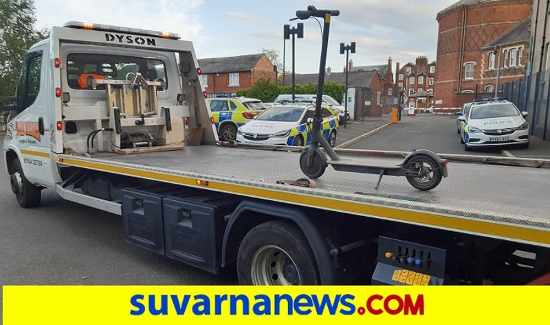 Police trolled on social media after they used truck to tow mini electric scooter england ckm