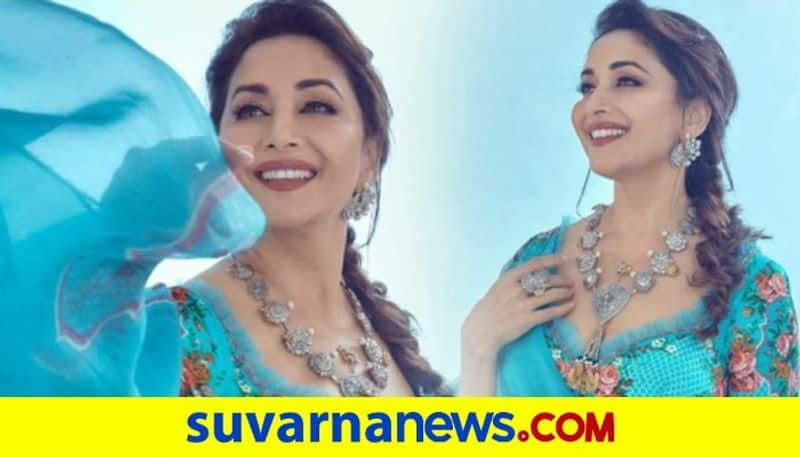 Madhuri Dixit looks ethereal in latest photos check them out dpl