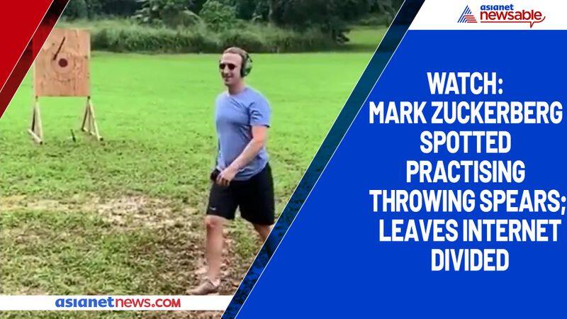 Watch Mark Zuckerberg spotted practising throwing spears; leaves internet divided-tgy