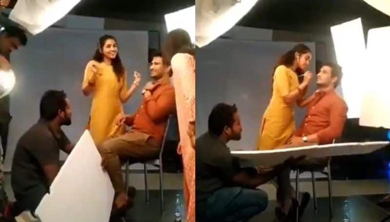 nikhil siddhartha shares video of anupama parameswaran from 18 pages location