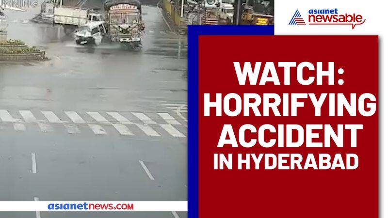 Horrifying accident caught on camera: Hyderabad police  says, 'Jumping red light can put you in danger' - gps