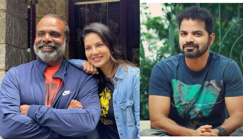 artist chemban vinod share photo with sunny leone