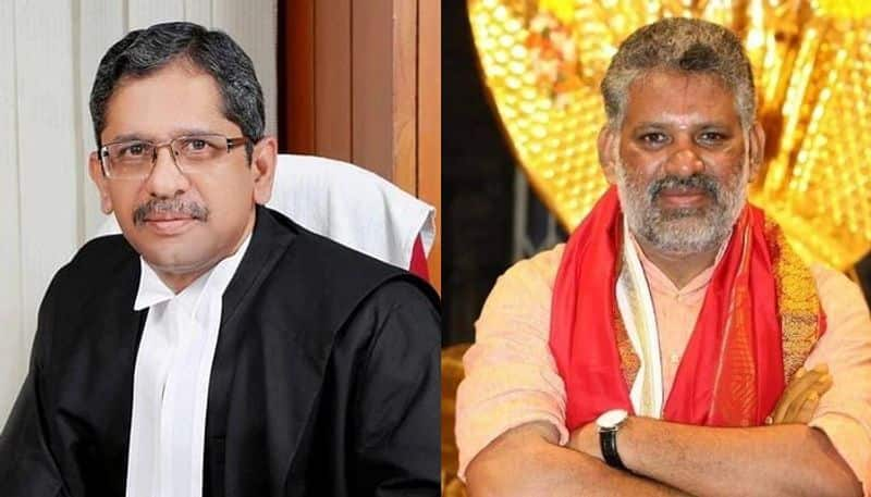 cji justice nv ramana praises ycp mla chevireddy bhaskar reddy ksp