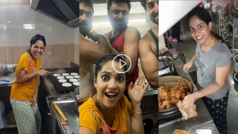 kudumbavilakku actors shared location food preparation video on instagram