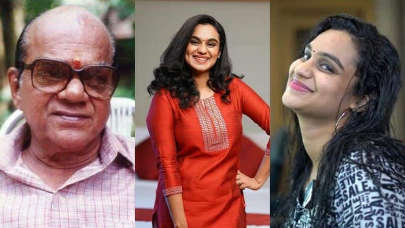 malayalam anchor lakshmi nakshatra reveal the story behind her forhead connection with actor sankaradi