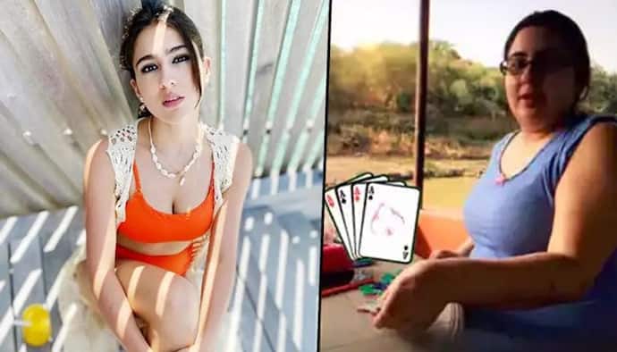 <p>Sara Ali Khan took to Instagram to share a picture of her playing cards with&nbsp;friends. The picture has gone&nbsp;viral now.<br />
&nbsp;</p>
