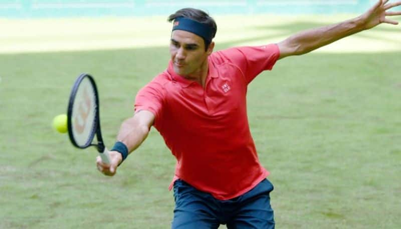 Roger Federer lost to Felix Auger Aliassime in Halle open