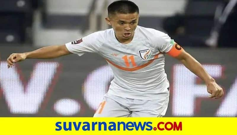 Indian Football Captain Sunil Chhetri one goal short of entering all time top 10 Goal Scorer kvn