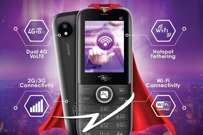 itel magic 2 4g feature phone launched in india at rs 2349 to take on jio phone check details here